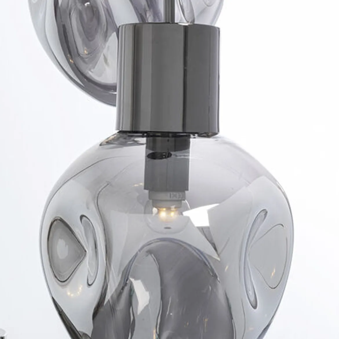 Hanglamp traps gedeukt glas - Kare Design Supernova Dough
