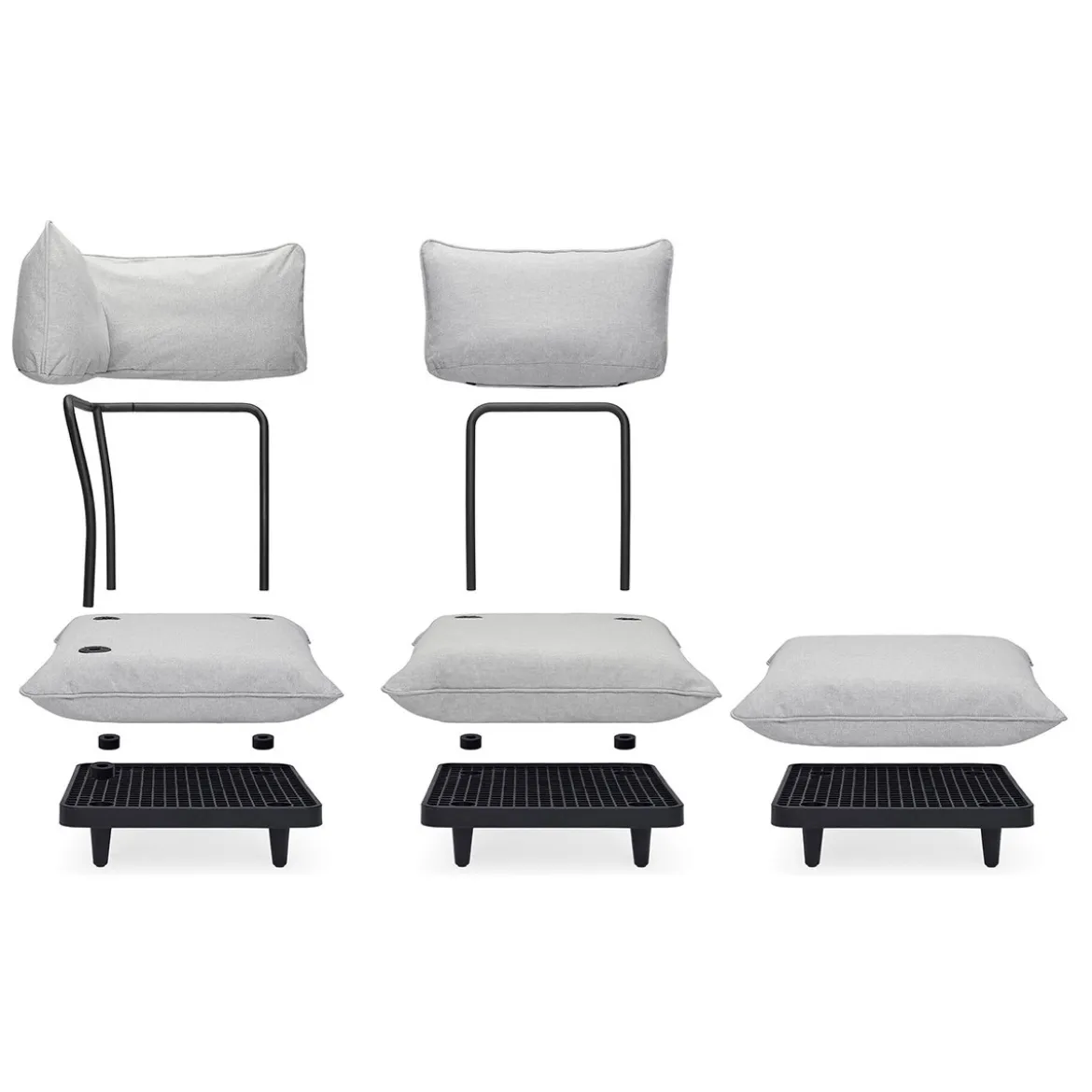 Hoekelement voor loungeset - Fatboy Paletti Corner Seat