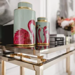 Hoekige console - Kare Design Gold Rush