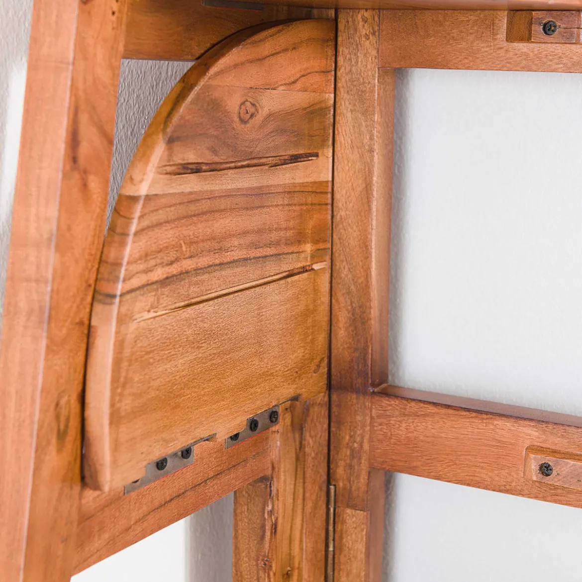 Hoek plankenkast massief acacia hout - Giani Angle