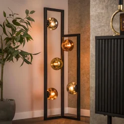 Hoek vloerlamp met glazen bollen - Santa Stellar