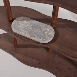 Hoge golvende openkast bruin - Lavis Moln