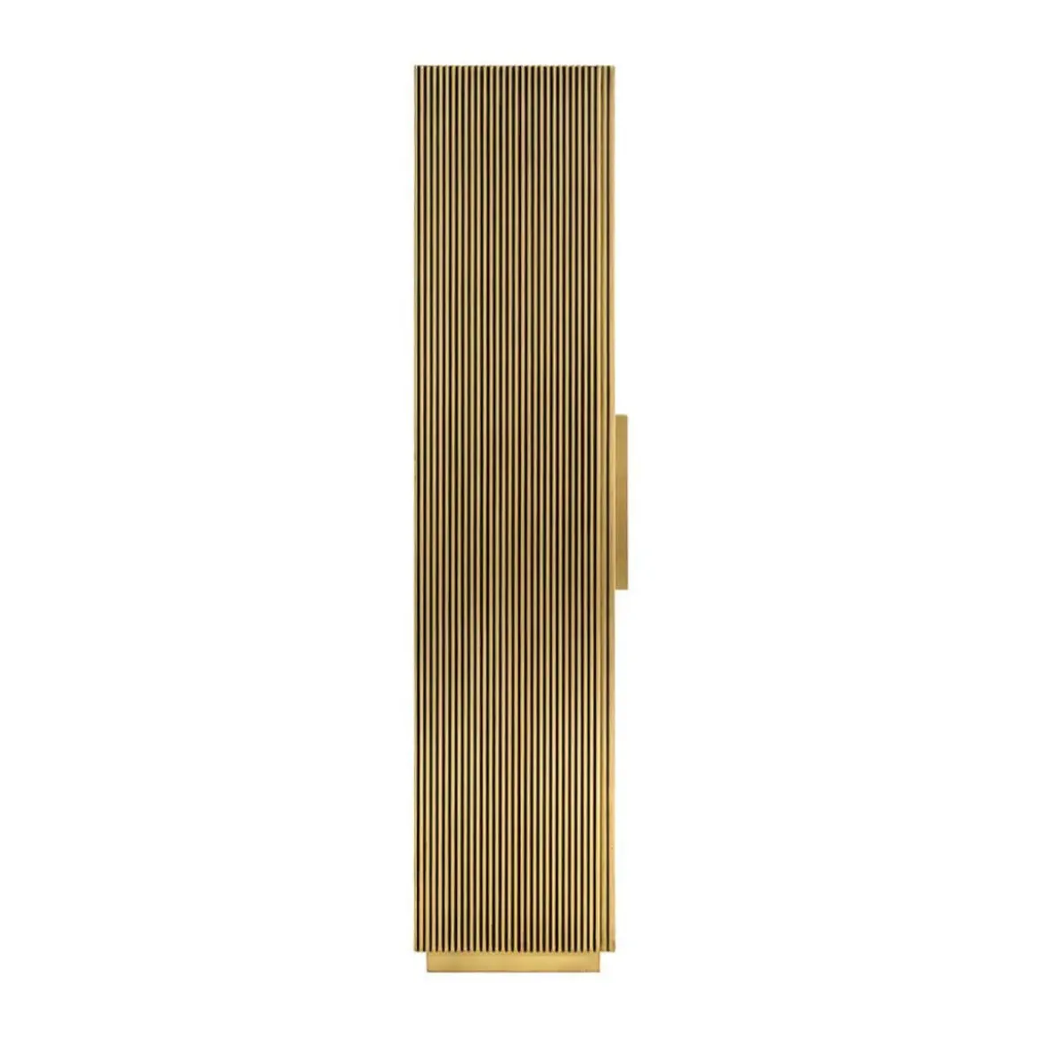 Hoge kast messing met ribbels - Richmond Interiors Ironville
