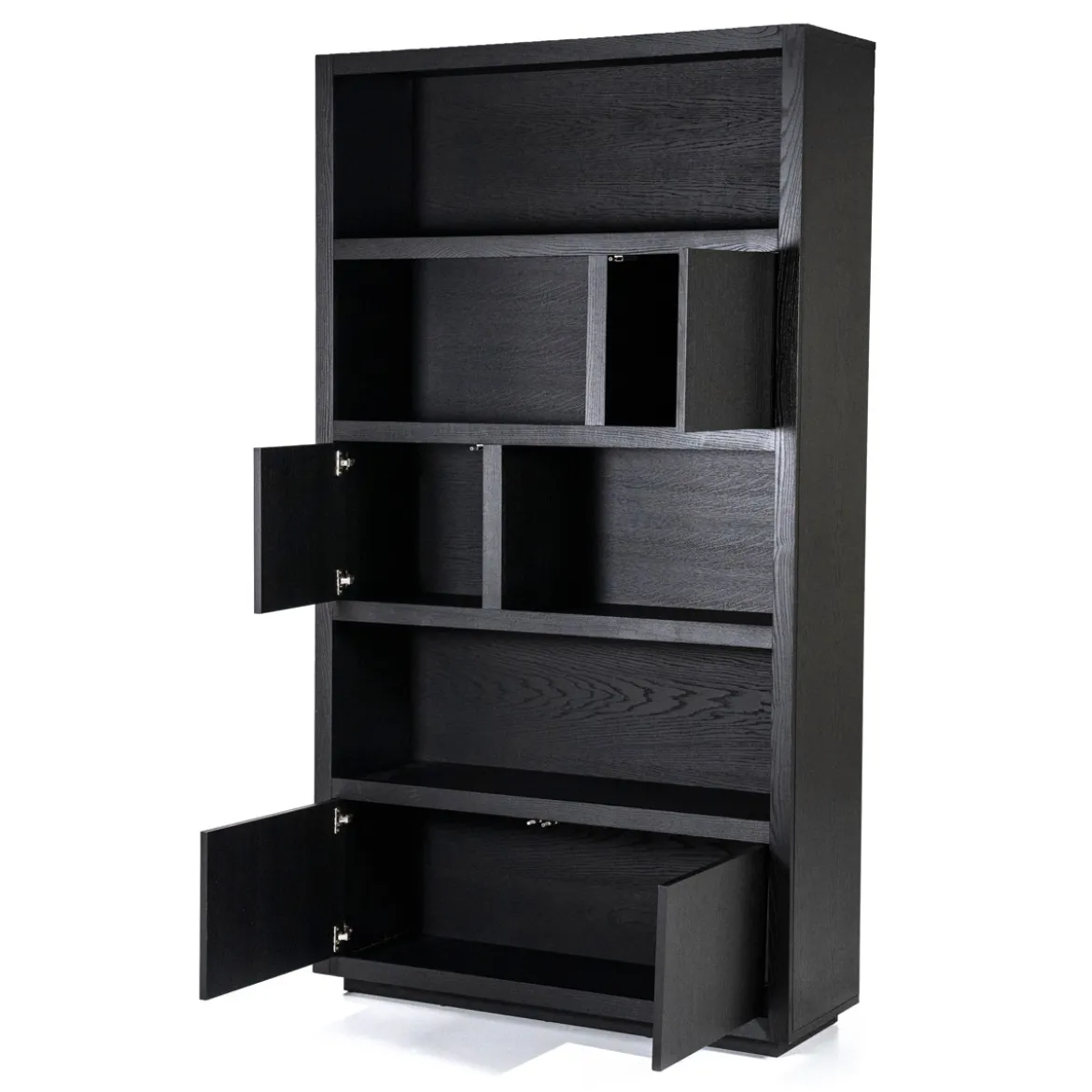 Hoge kast zwart eiken 120 cm - Eleonora Helsinki