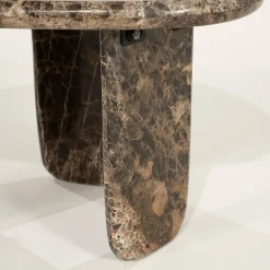 Hoge salontafel bruin marmer - Eleonora Devin