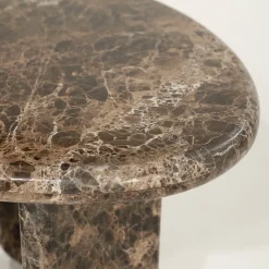Hoge salontafel bruin marmer - Eleonora Devin