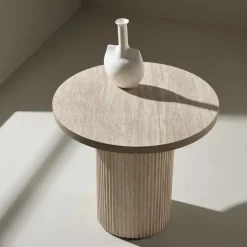 Hoge salontafel met ribbels - Lavis Haron