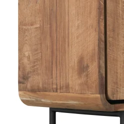 Hoge vitrine kast teak hout - DTP Home Evo