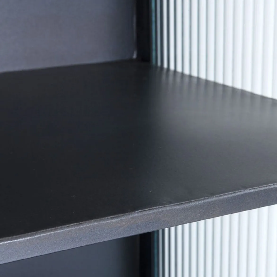 Hoge wandkast met ribbelglas - Kare Design Gomera