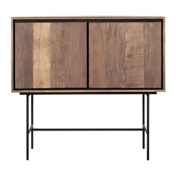 Hoog dressoir teakhout 100 cm - DTP Home Metropole
