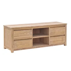 Hoog tv-meubel teak - 4 lades - 160cm - Tower Living Corona