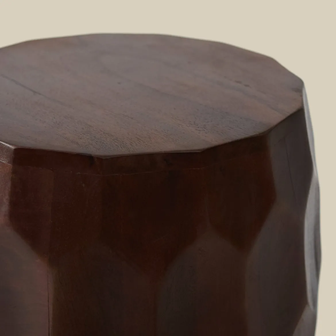 Houten bijzettafel met patroon - Bodio Miel