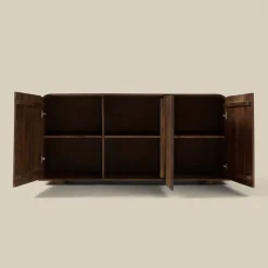 Houten dressoir met ronde hoeken - Bodio Matala