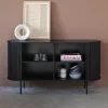 Houten dressoir zwart - Bodio Sway