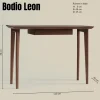 Houten kaptafel met lade vintage - Bodio Leon