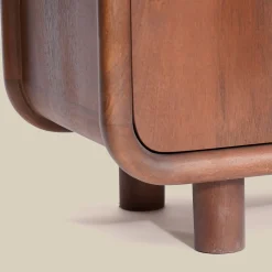 Houten kastje met ronde hoeken - Bodio Luca