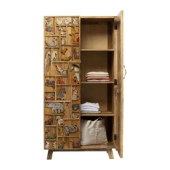 Houten kast met dieren - Kare Design Zoo