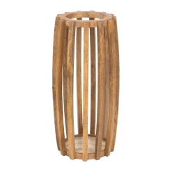 Houten paraplubak met open lattendesign - Giani Tweak
