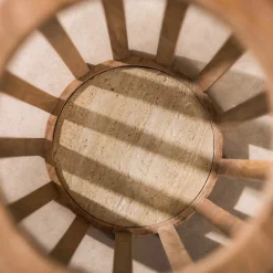 Houten paraplubak met open lattendesign - Giani Tweak