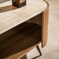 Houten TV-meubel met keramiek blad - Giani Arcus