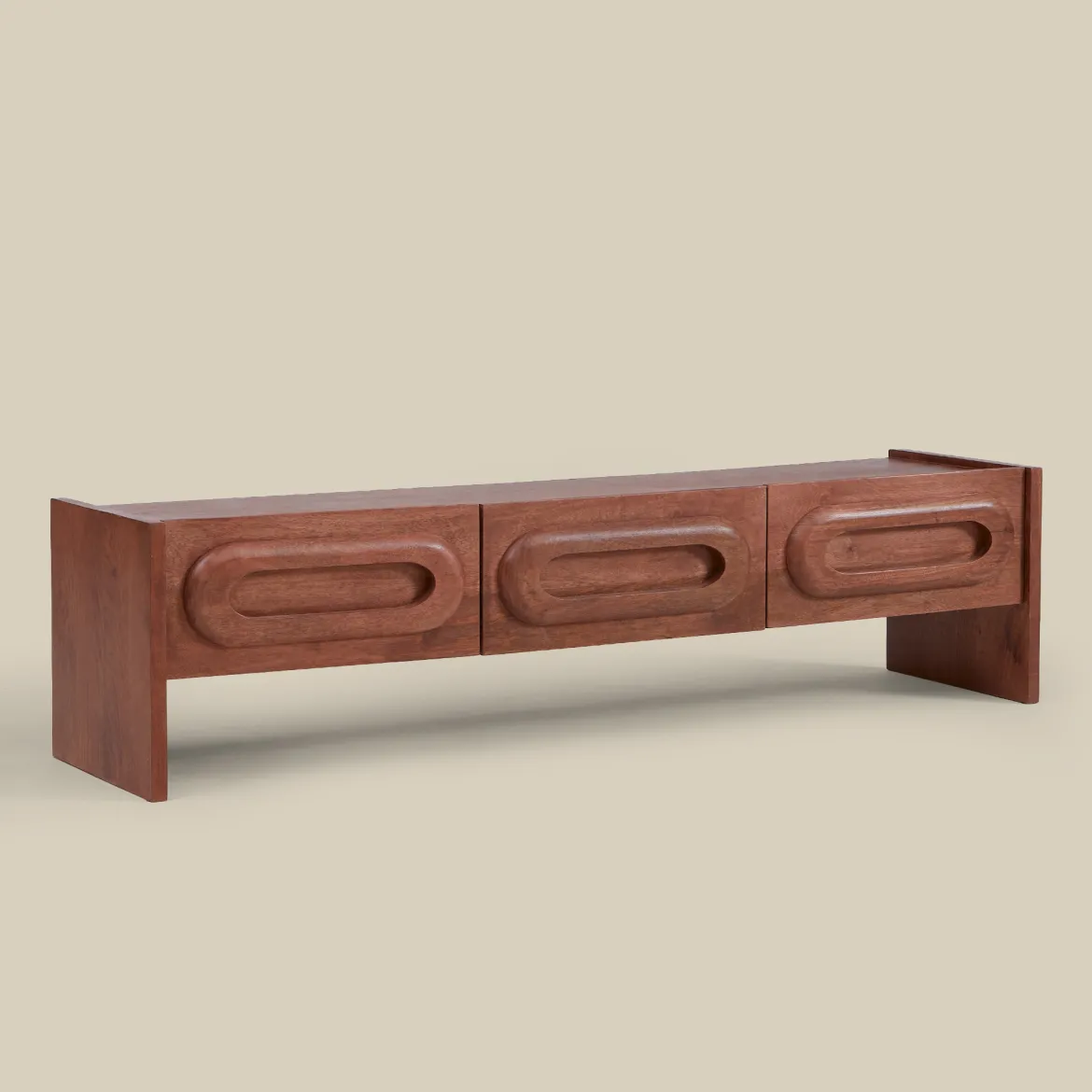 Houten tv-meubel vintage design - Bodio Bruce