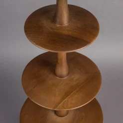 Houten vloerlamp walnoot - Dutchbone Cath Walnut