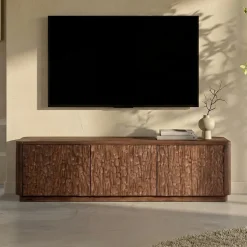 Hout TV-meubel met relief - Bodio Bosco