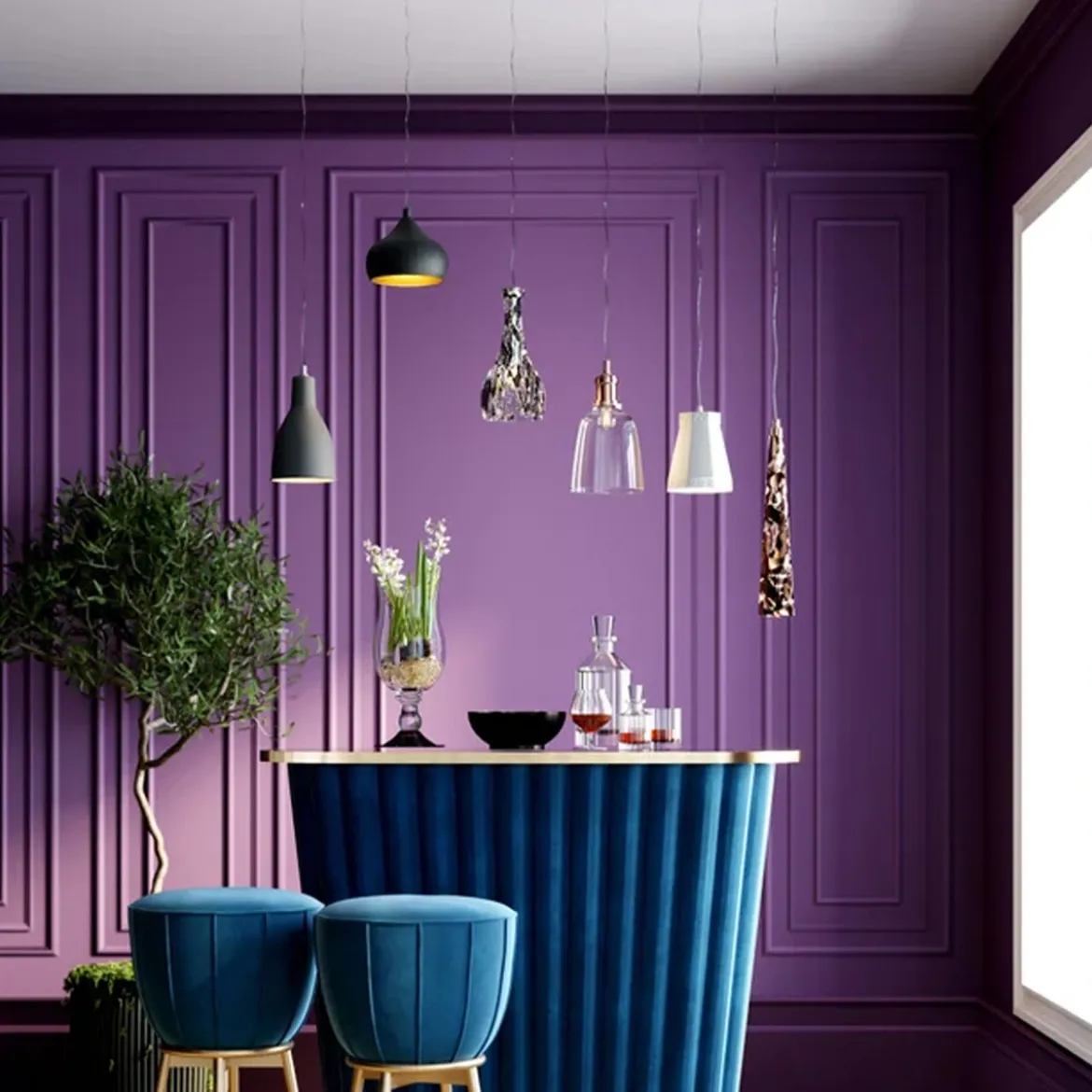 Huisbar fluweel - Kare Design After Work