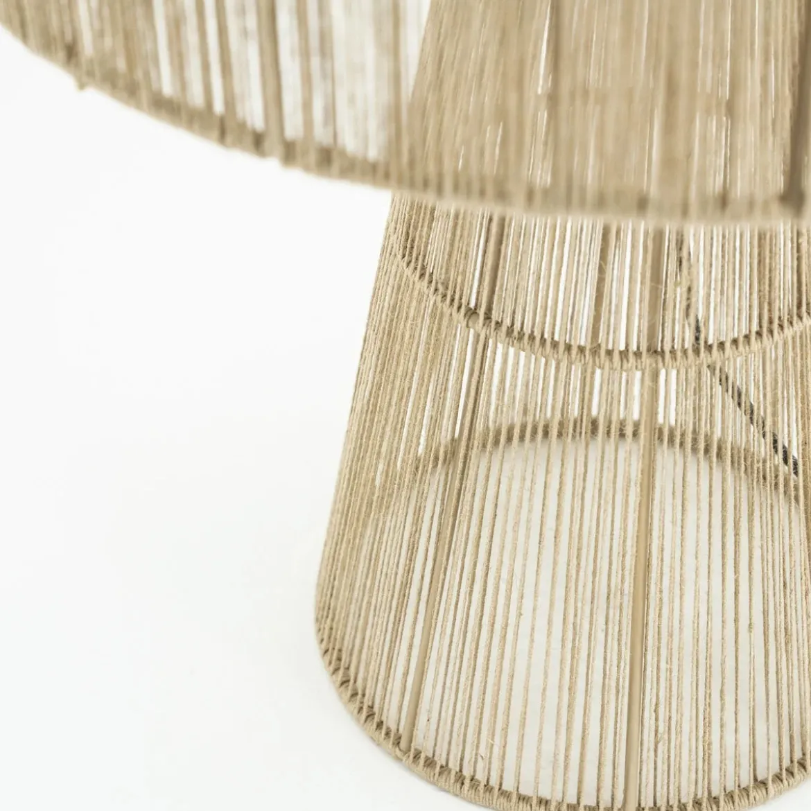 Ibiza tafellamp beige touw - By-Boo Oshu