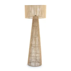 Ibiza vloerlamp beige touw - By-Boo Oshu