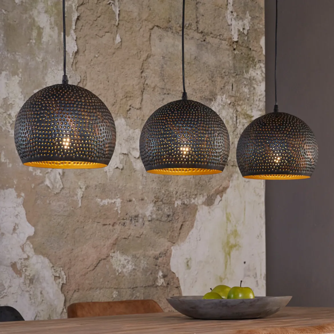 Industriele Hanglamp 3L - Santa Punch