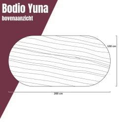 Japandi eettafel ronde hoeken - Bodio Yuna
