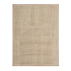 Japandi wandpaneel naturel beige - Must Living Japanese Garden