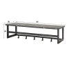 Kapstok met zwart marmer print - Santa Marmer Melamine