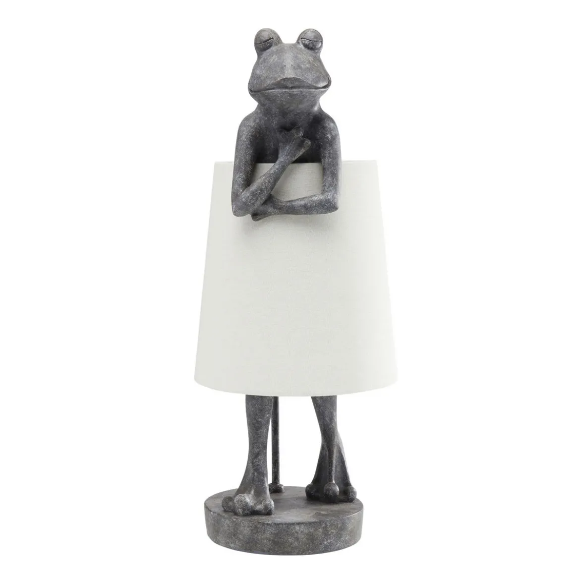 Kikkerfiguur tafellamp grijs - Kare Design Frog Grey