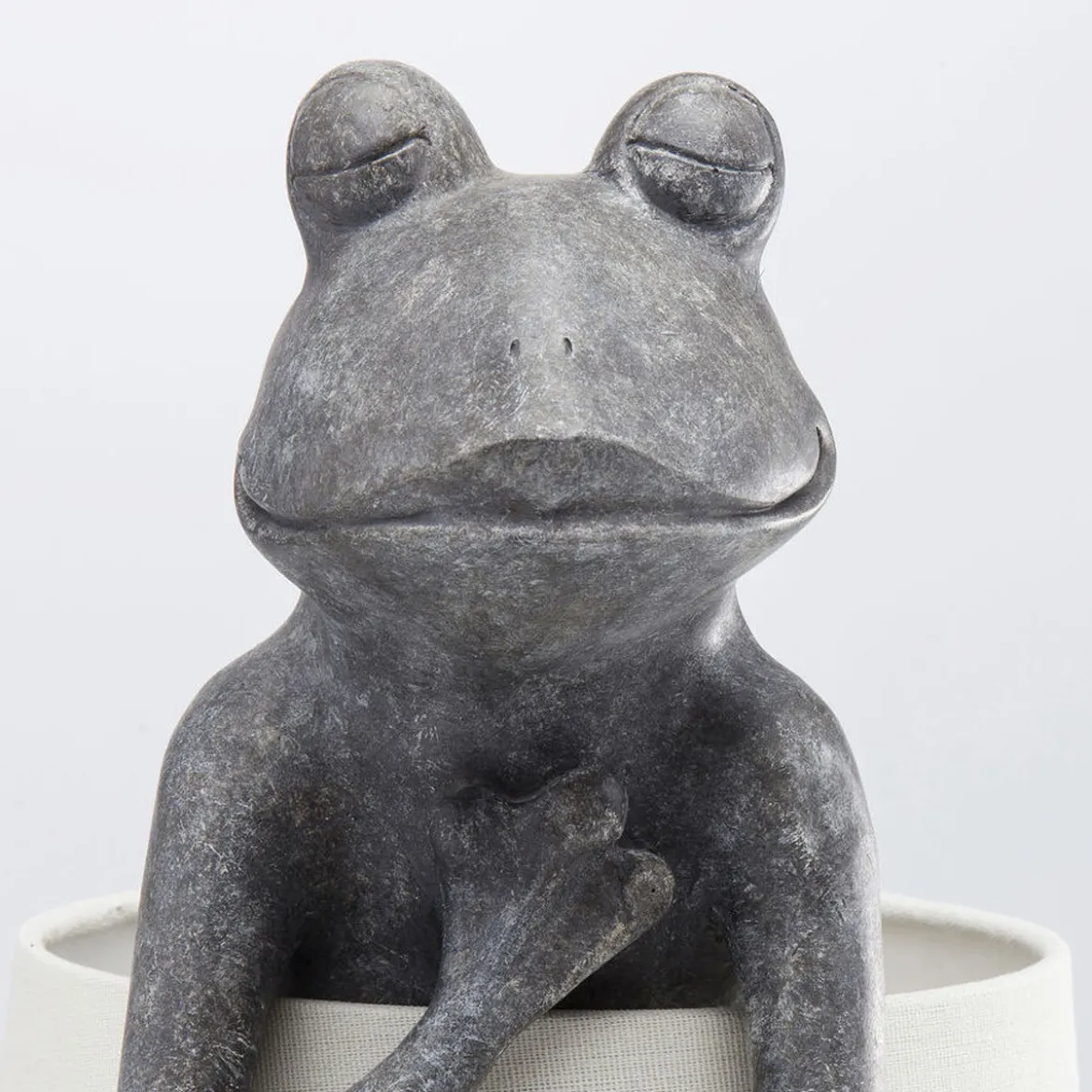 Kikkerfiguur tafellamp grijs - Kare Design Frog Grey