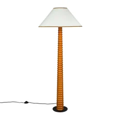 Klassieke vloerlamp beige kap - Dutchbone Horace