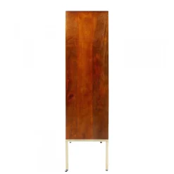 Kledingkast mangohout messing - Kare Design Muskat