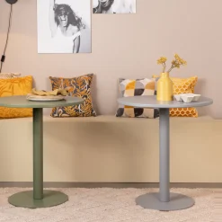 Kleine ronde tuintafel metaal - Zuiver Metsu