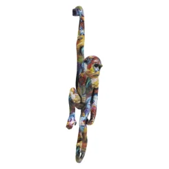 Kleurrijke aap wanddeco - Kare Design Hanging Ape Colorful