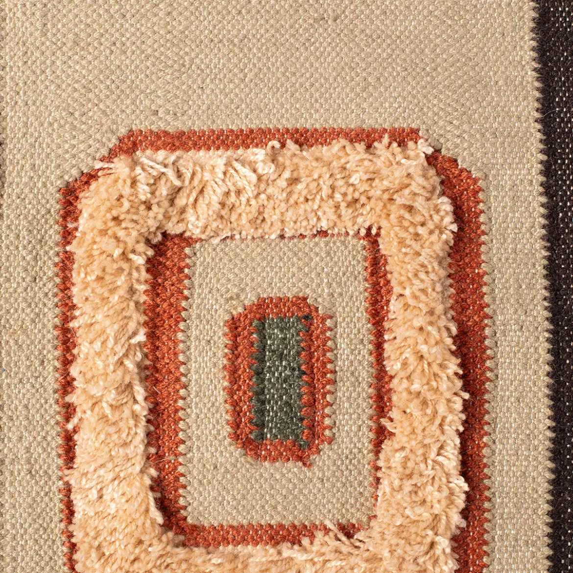 Kleurrijk vloerkleed retro - Dutchbone Haydon