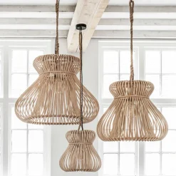 Kobu rotan hanglamp - Must Living Fungo