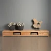 Laag tv-meubel teak - 3 lades - 300cm - Tower Living Corona