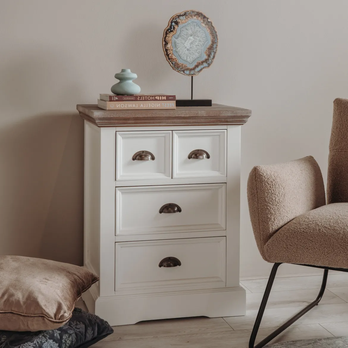 Ladekast van hout 4L - Tower Living Fleur