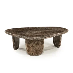 Lage salontafel bruin marmer - Eleonora Devin