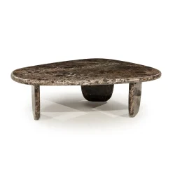 Lage salontafel bruin marmer - Eleonora Devin
