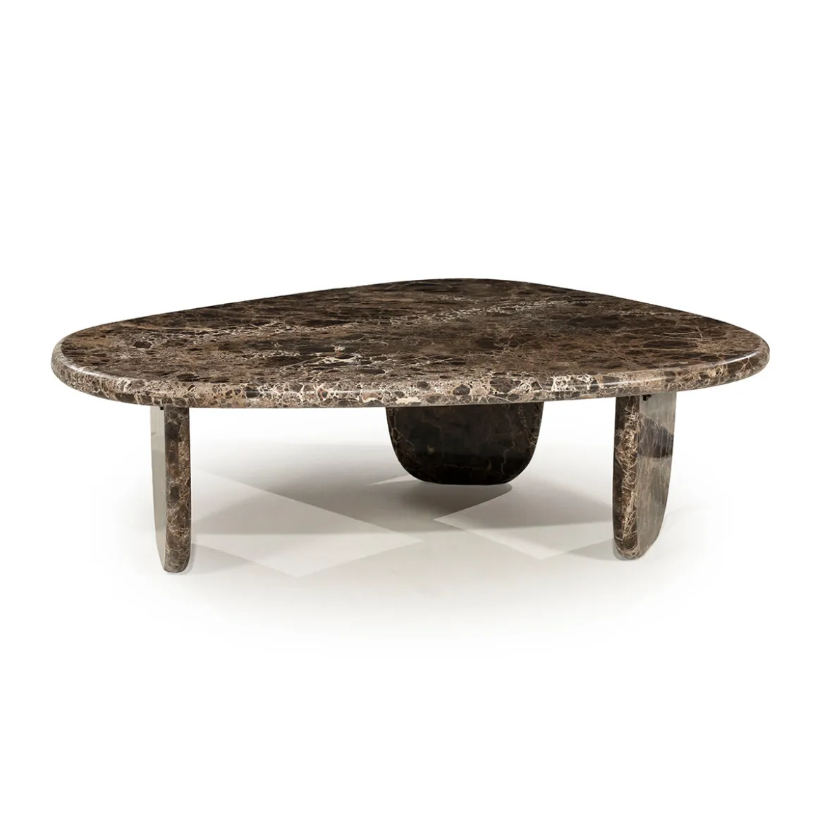 Lage salontafel bruin marmer - Eleonora Devin