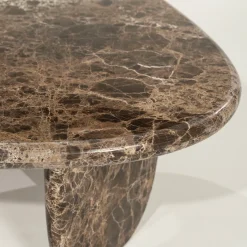Lage salontafel bruin marmer - Eleonora Devin