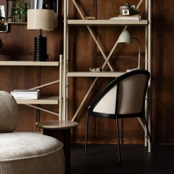 Lage stellingkast beige - Dutchbone Iron