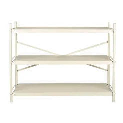 Lage stellingkast beige - Dutchbone Iron